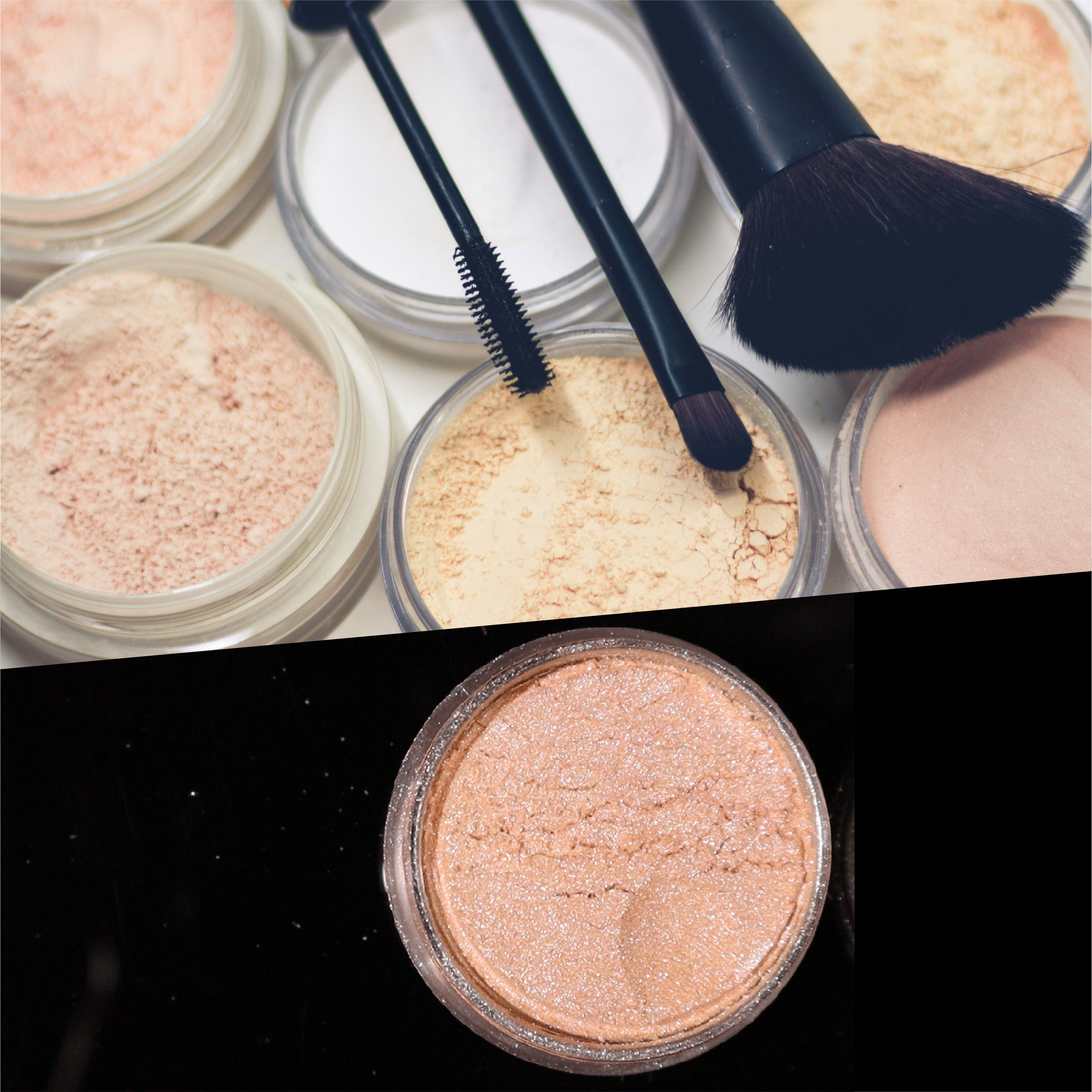 Nacktes Hautton -Perle -Pigment